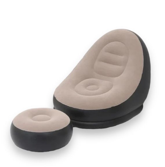 Sillon Inflable Con Reposa Pies 